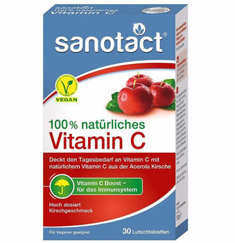 sanotact Vitamin C Lutschtabletten Acerola (30 Stk.)