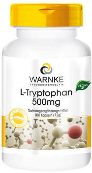 Warnke Gesundheit L-Tryptophan 500mg Kapseln (100Stk.)