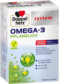 Doppelherz System Omega-3 pflanzlich Kapseln (120 Stk.)