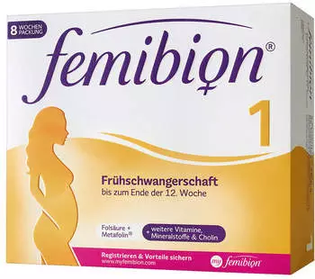 P&G Femibion 1 Frühschwangerschaft Tabletten (56 Stk.) – P&G Femibion 1 Frühschwangerschaft Tabletten (56 Stk.) – Ihre Unterstützung in der Frühschwangerschaft