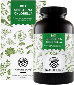Nature Love Bio Spirulina Chlorella Tabletten (500 Stk.)
