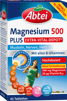 Abtei Magnesium 500 Plus Depot Tabletten (42 Stk.)