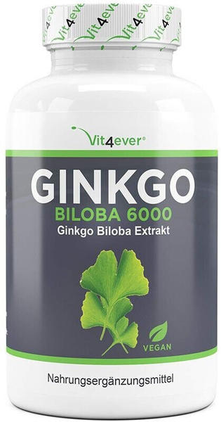 Vit4ever Ginkgo Biloba 6000 Tabletten (360 Stk.)