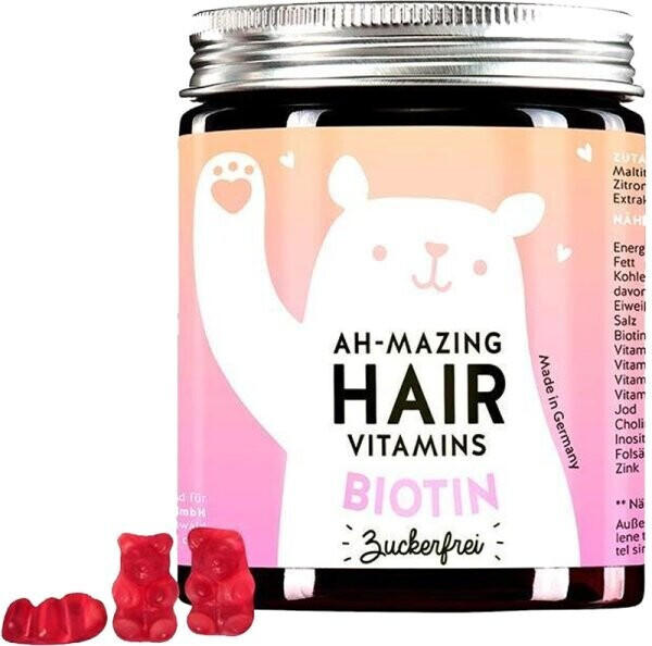 Bears With Benefits Ah-Mazing Hair Vitamins Biotin zuckerfrei (60 Stk.)