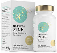 COSPHERA Zink Tabletten 25 mg 365 St