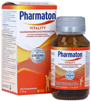 Sanofi Pharmaton Vitality Filmtabletten (100 Stk.)