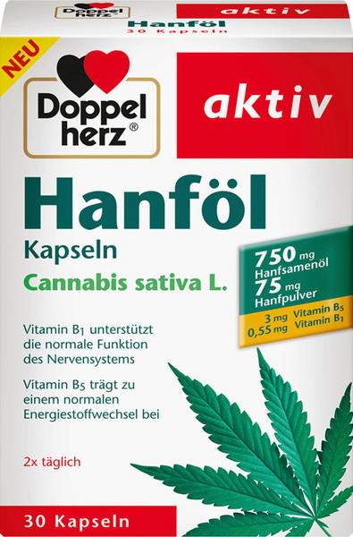 Doppelherz Hanföl aktiv Kapseln (30Stk.)
