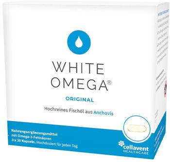 Cellavent White Omega Original Omega-3-Fettsäuren Weichkapseln (90Stk.)