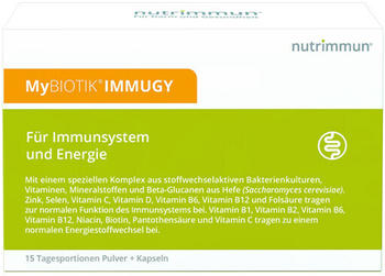 Nutrimmun Mybiotik Immugy Pulver + Kapseln Tagesportion (15 Stk.)