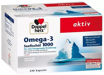Doppelherz aktiv Omega-3 Seefischöl 1000 Kapseln (240 Stk.)