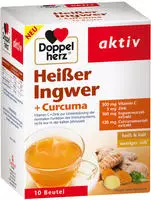 Doppelherz Hei&szlig;er Ingwer + Curcuma mit Vitamin C + Zink 10 St