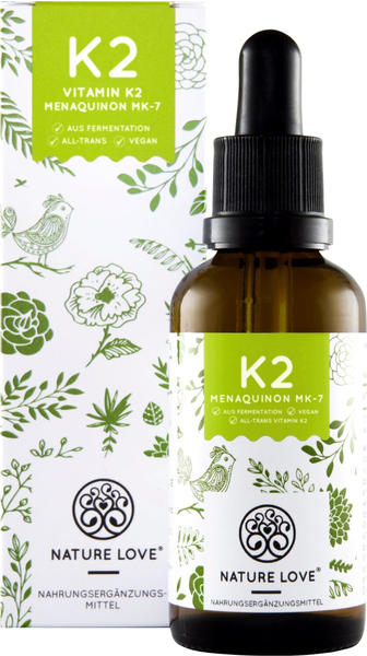 Nature Love Vitamin K2 Menaquinon MK-7 Tropfen (50ml)