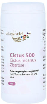 Vita World GmbH Cistus 500 Kapseln (60 Stk.)