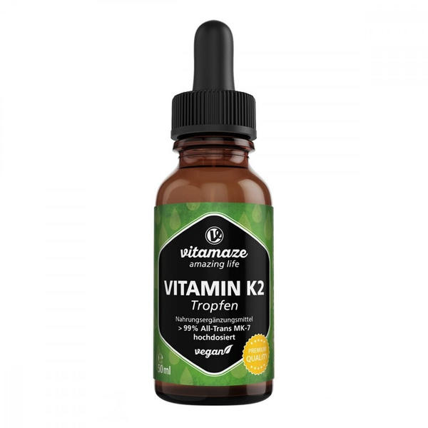 Vitamaze Vitamin K2 MK7 20 µg je Tropfen (50ml)