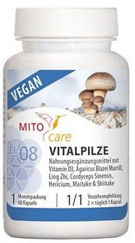 MITOcare Vitalpilze Kapseln (60 Stk.)