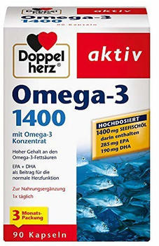 Doppelherz Omega-3 1.400 Kapseln (90 Stk.)
