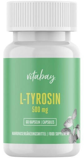 Vitabay L-Tyrosin 500mg Kapseln (60Stk.)