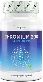 Vit4ever Chromium 200 Chrom-Piccolinat Tabletten (365 Stk.)