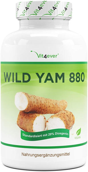 Vit4ever Wild Yam 880 Kapseln (240 Stk.) Vit4ever Nahrungsergänzungsmittel