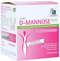 PZN-DE 16319502, Avitale D Mannose Plus 2000mg Stic 60x2.47 g, Grundpreis: &euro;