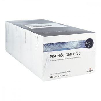 Medicom Fischöl Omega 3 Weichkapseln (4x120g)