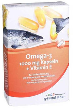 Gehe Omega-3 1000 mg + Vitamin E Kapseln (60Stk.)