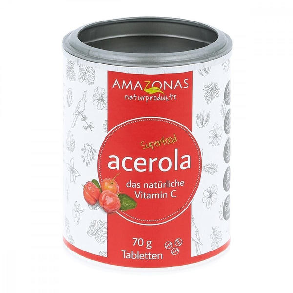 Amazonas Naturprodukte Acerola Vitamin C Lutschtabletten (70g)