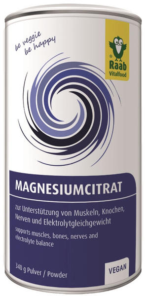 Raab Vitalfood Magnesiumcitrat Pulver (340g)
