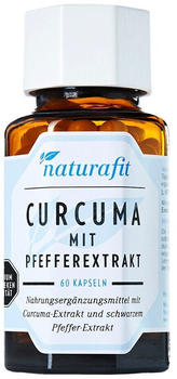 Naturafit Curcuma mit Pfefferextrakt Kapseln (60 Stk.)