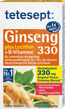 Tetesept Ginseng 330 Mini-Tabletten (30 Stk.)