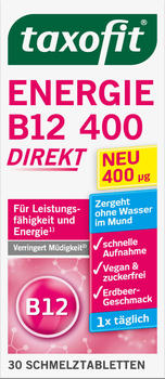 Taxofit Energie B12 400 Direkt Schmelztabletten (30 Stk.)