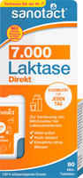 Sanotact Laktase Direkt 7.000 Mini-Tabletten im Klickspender 90 Tabletten