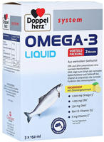 PZN-DE 16382707, Queisser Pharma Doppelherz Omega-3 Liquid system 3x150 ml,