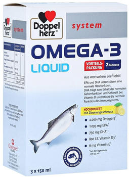 Doppelherz ystem Omega - 3 Liquid (3x150ml)