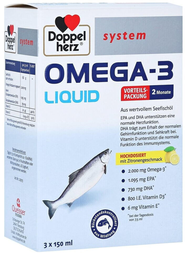 Doppelherz System Omega-3 Liquid 150 Ml – KXRDZ