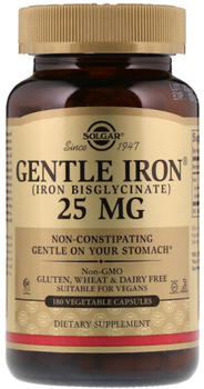 Solgar Gentle Iron 25mg Kapseln (180Stk.)