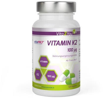 Vita2You Vitamin K2 100µg Kapseln (120 Stk.)