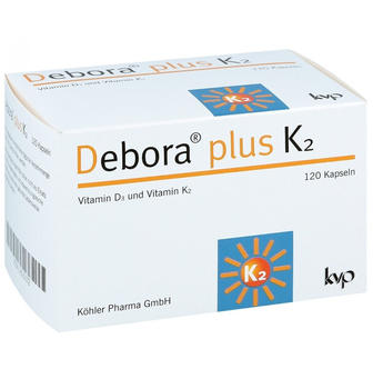 Köhler Pharma Debora plus K2 Kapseln (120 Stk.)