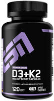 ESN Vitamin D3 + K2 120 St