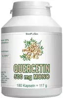 PZN-DE 16838194, Quercetin 500 mg Mono Kapseln Inhalt: 117 g, Grundpreis: &euro;