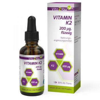 Vita2You Vitamin K2 200µg Tropfen (50ml)