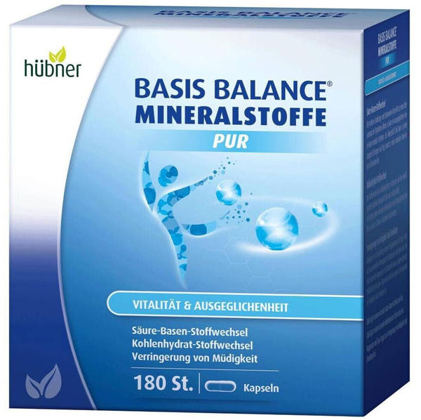 Hübner Bio Line Basis Balance Mineralstoffe Pur Kapseln (180 Stk.)