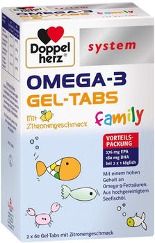 Doppelherz system Omega-3 family Gel-tabs (120 Stk.)