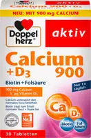 PZN-DE 16576498, Doppelherz Calcium 900 + D3 Tabletten Inhalt: 77.1 g,...
