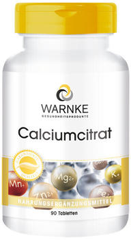 Warnke Gesundheit Calciumcitrat Tabletten (90 Stk.)