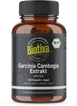 Biotiva Garcinia Cambogia Extrakt Bio Kapseln (120 Stk.)