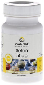 Warnke Gesundheit Selen 50μg Tabletten (100 Stk.)