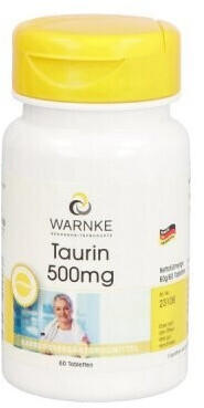 Warnke Gesundheit Taurin 500mg Tabletten (60 Stk.)