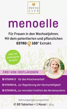menoElle EstroG-100 + Vitamine + Mineralien Tabletten (60 Stk.)
