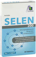 PZN-DE 15745674, Avitale Selen 200 &micro;g Tabletten, 60 St, Grundpreis: &euro; 0,14 /